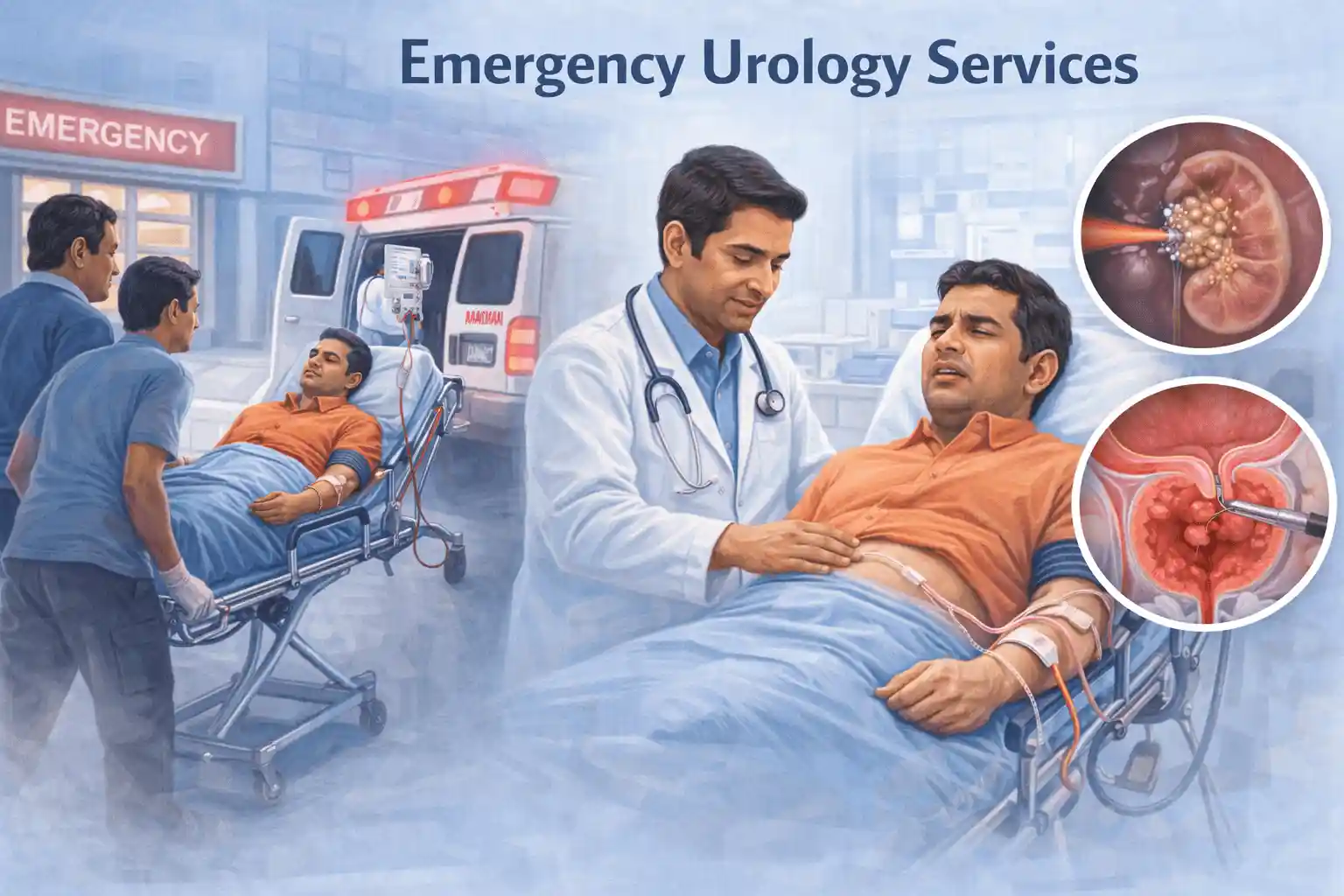 Emergency urology services